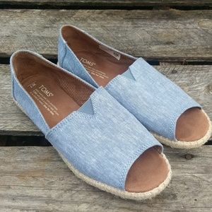 Toms Alpargata Opentoe Espadrilles 7W